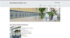Desktop Screenshot of noevalleycontractor.com